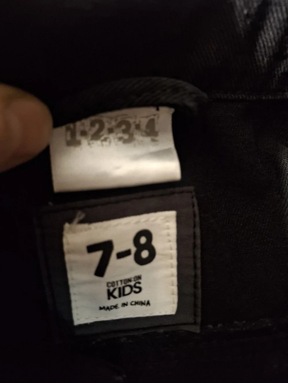 Ramones Black Denim Jacket with Back Sewed Patch